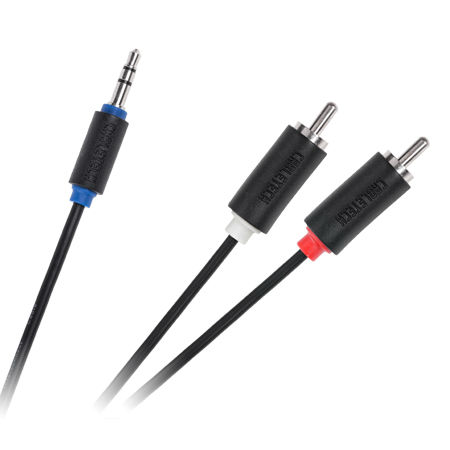 CABLU JACK 3.5 TATA - 2RCA TATA CABLETECH STANDARD 3M