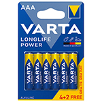 BATERIE ALCALINA LONGLIFE POWER LR3 4+2 VARTA